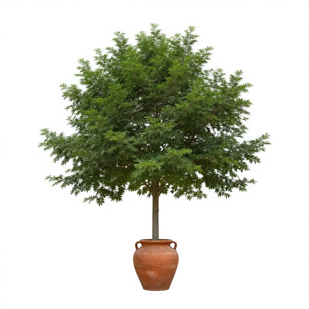 Rain tree isolated on a white background