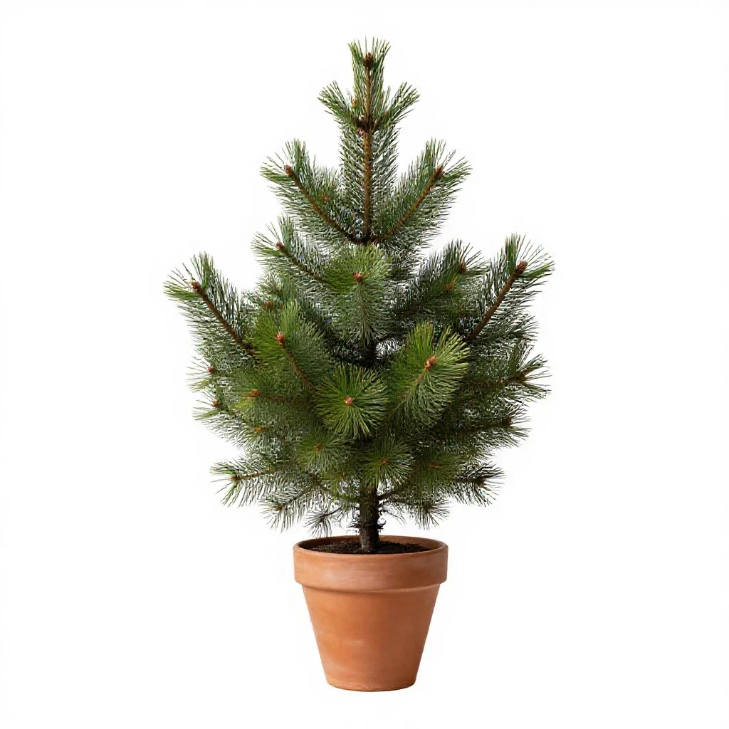 Spruce isolated on a white background