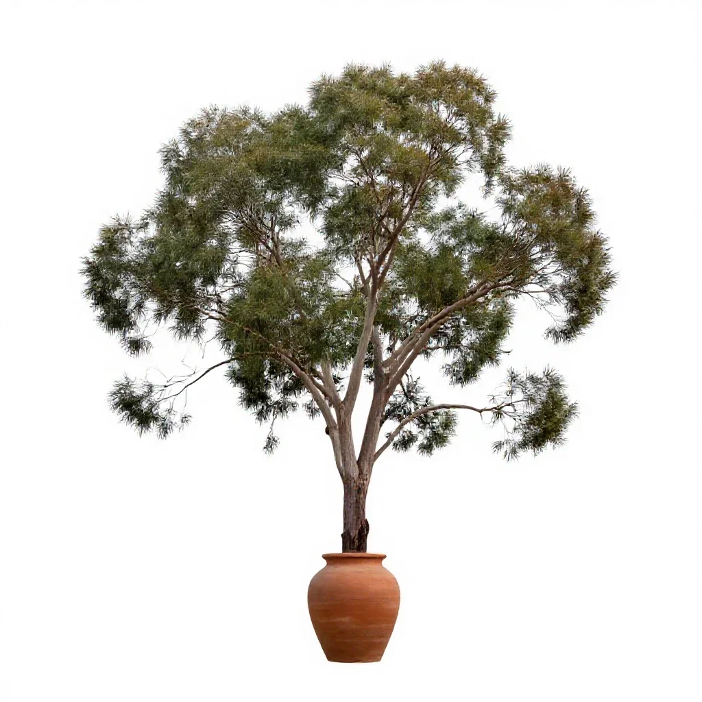 Swamp gum isolated on a white background