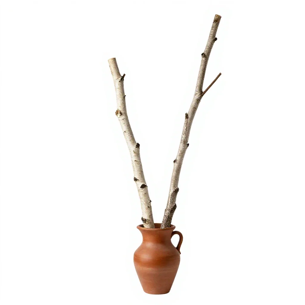 Sweet birch isolated on a white background
