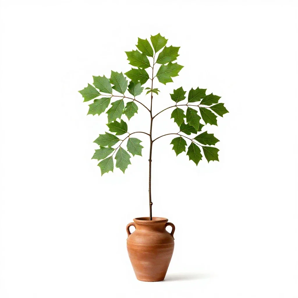 Sycamore isolated on a white background