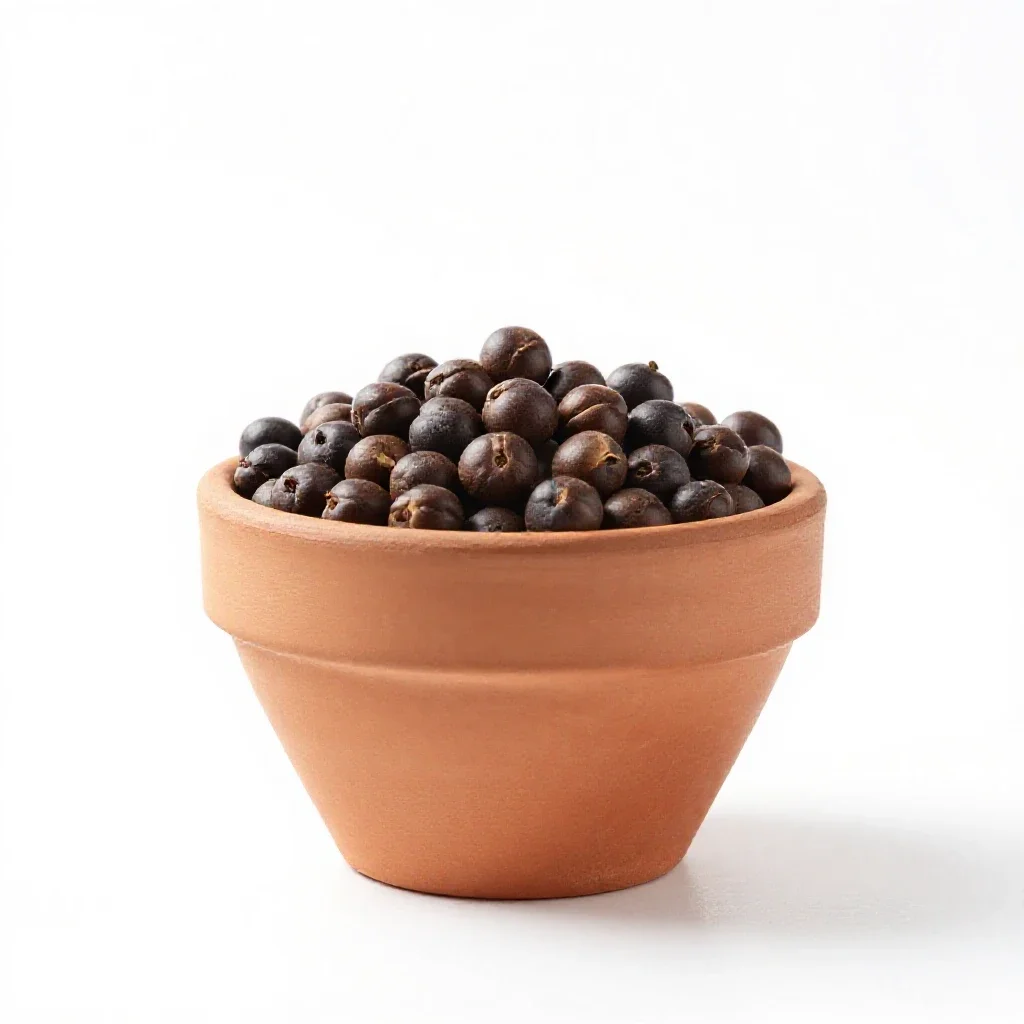 Tonka bean isolated on a white background