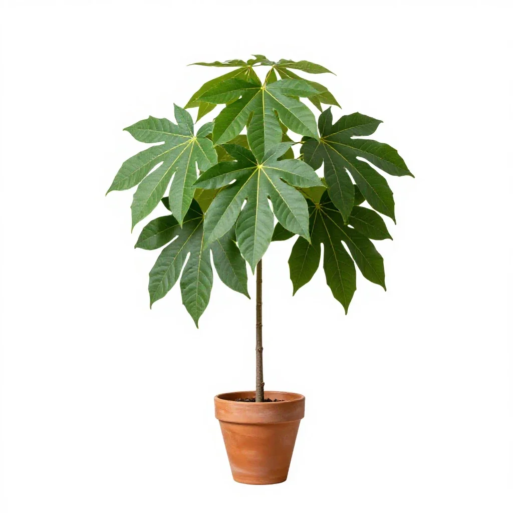Trumpetwood isolated on a white background
