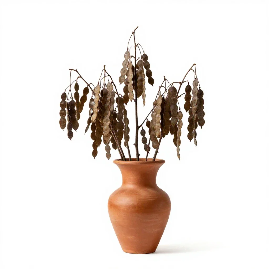 Water locust isolated on a white background