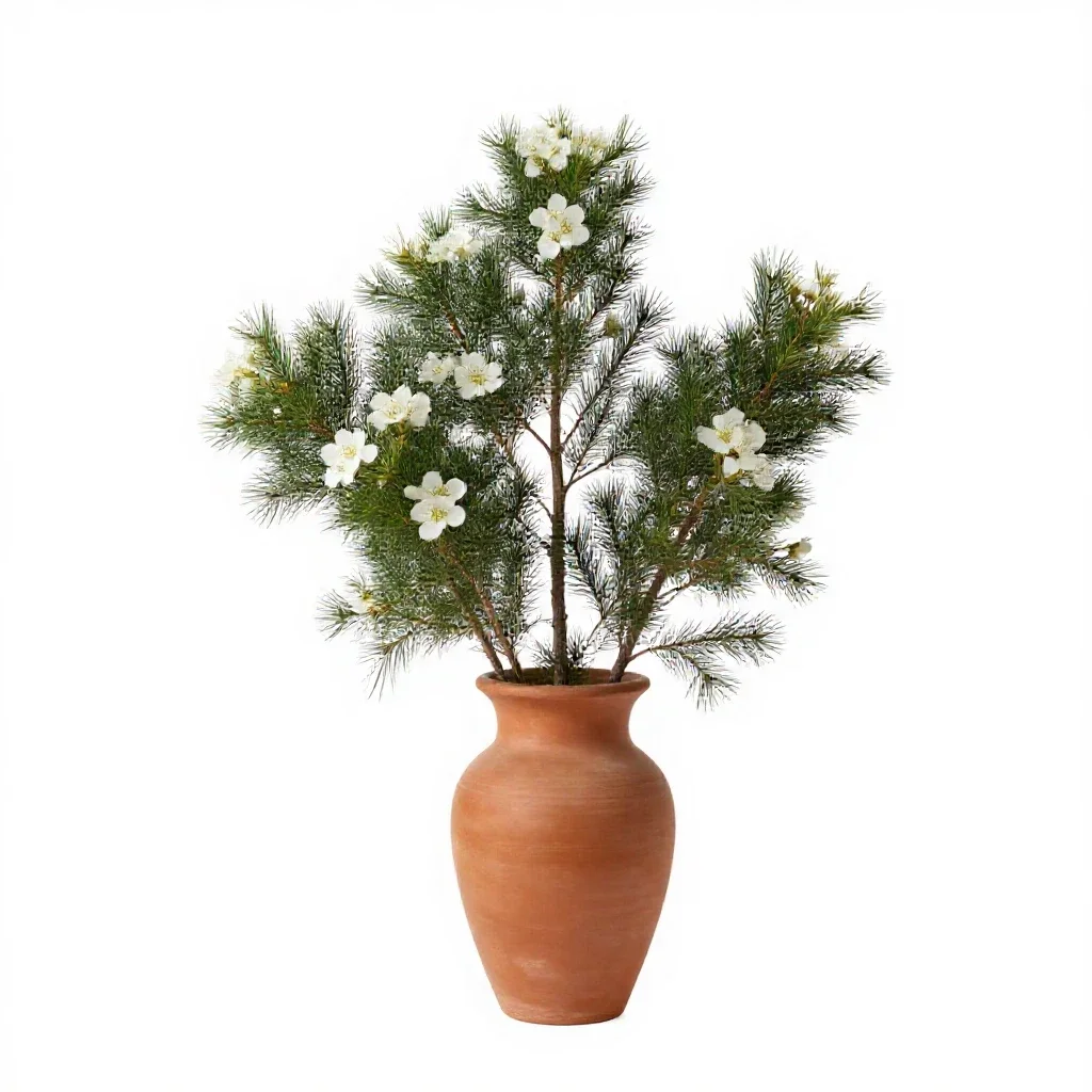 White mallee isolated on a white background