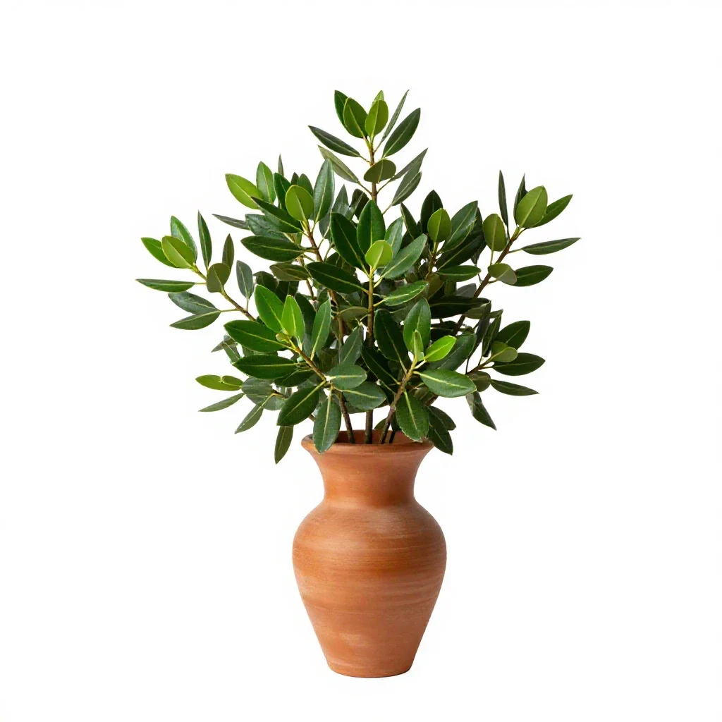 White mangrove isolated on a white background