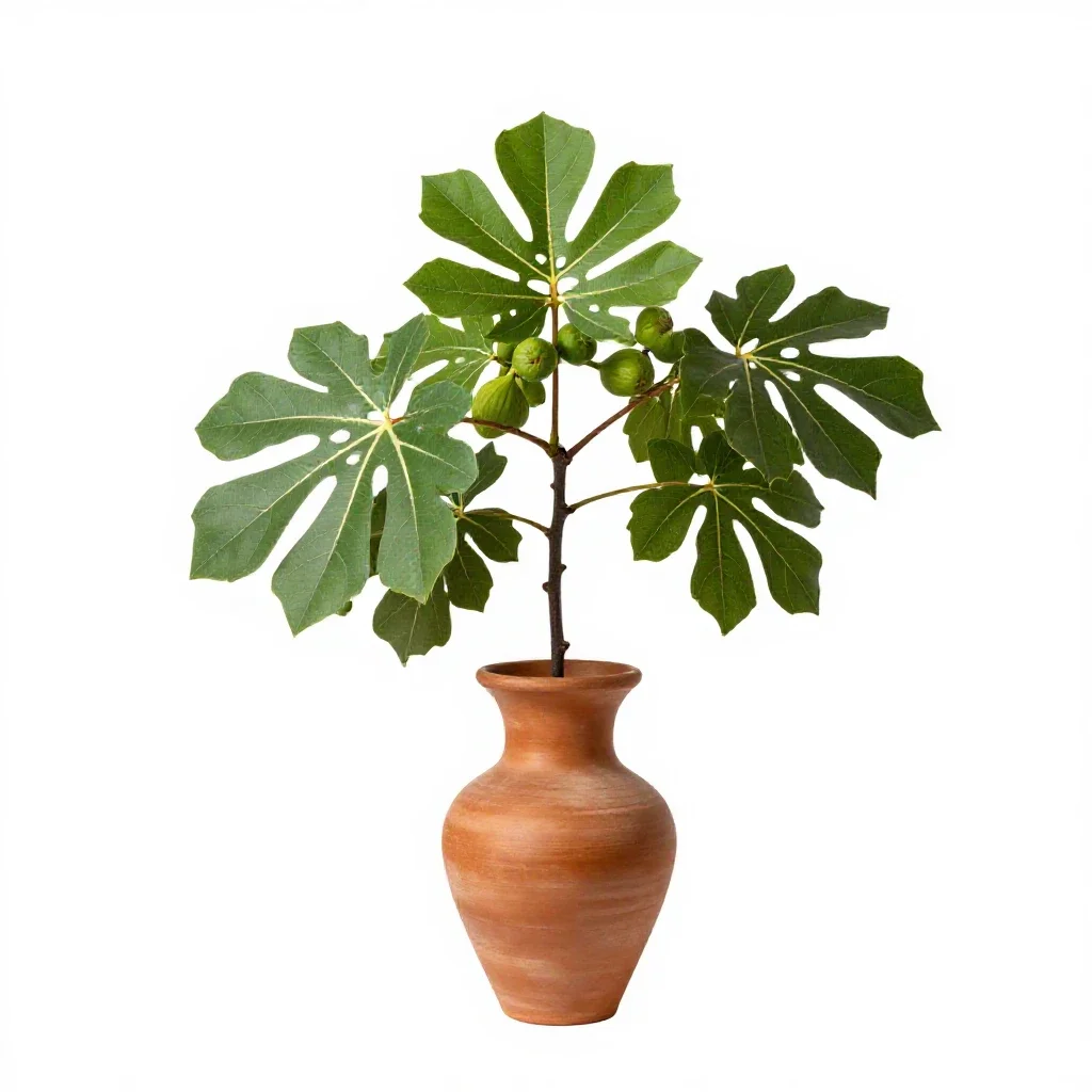Wild fig isolated on a white background