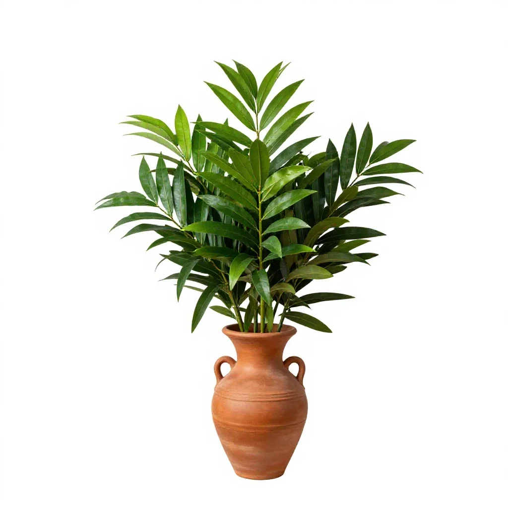 Yacca isolated on a white background