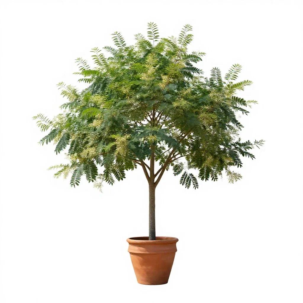 Albizzia isolated on a white background
