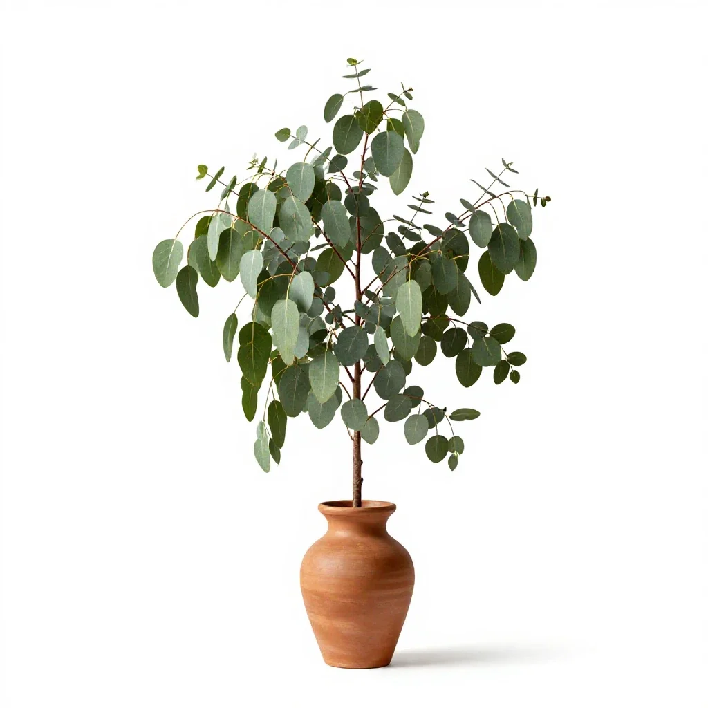 Eucalyptus isolated on a white background