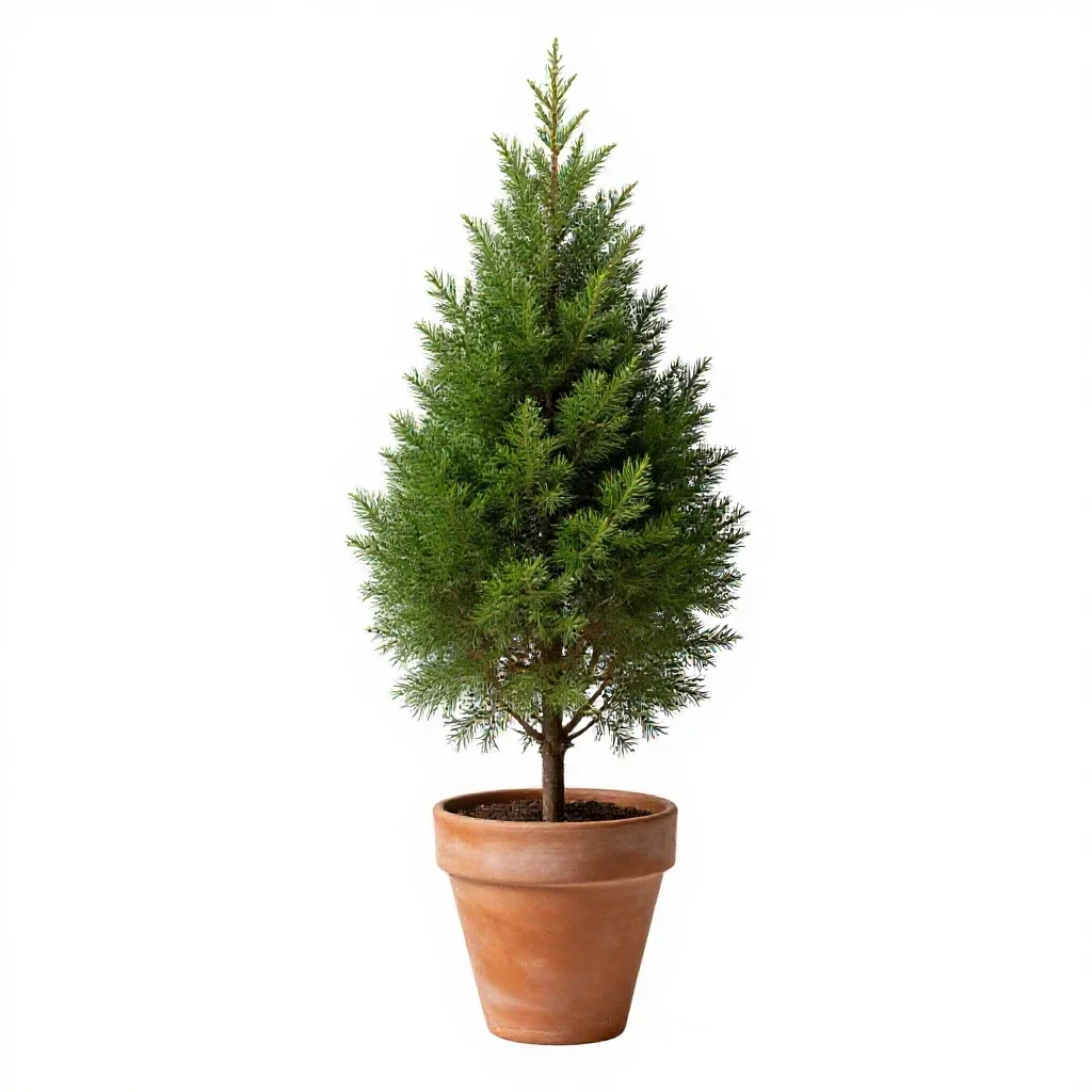 Incense cedar isolated on a white background