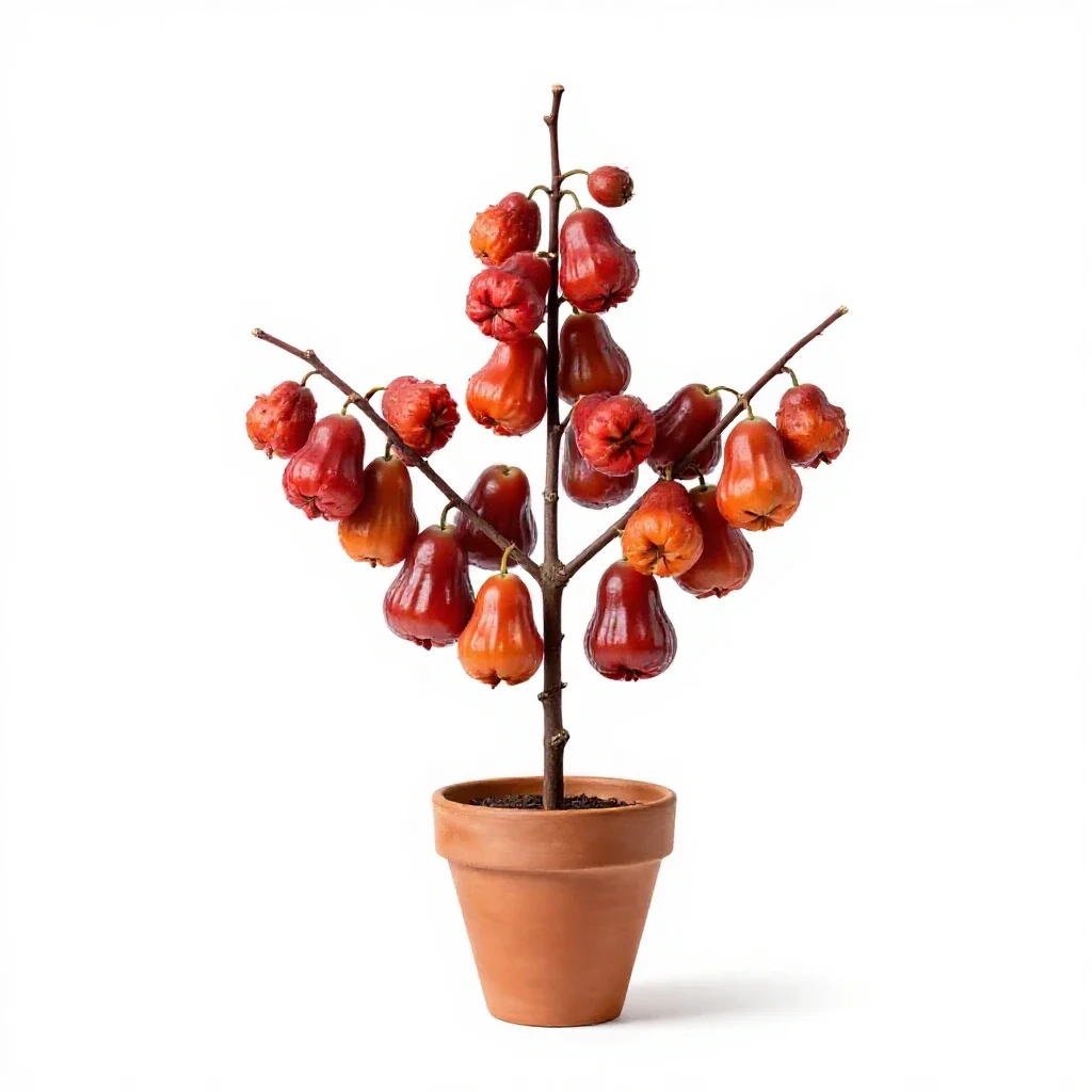 Balsam apple isolated on a white background