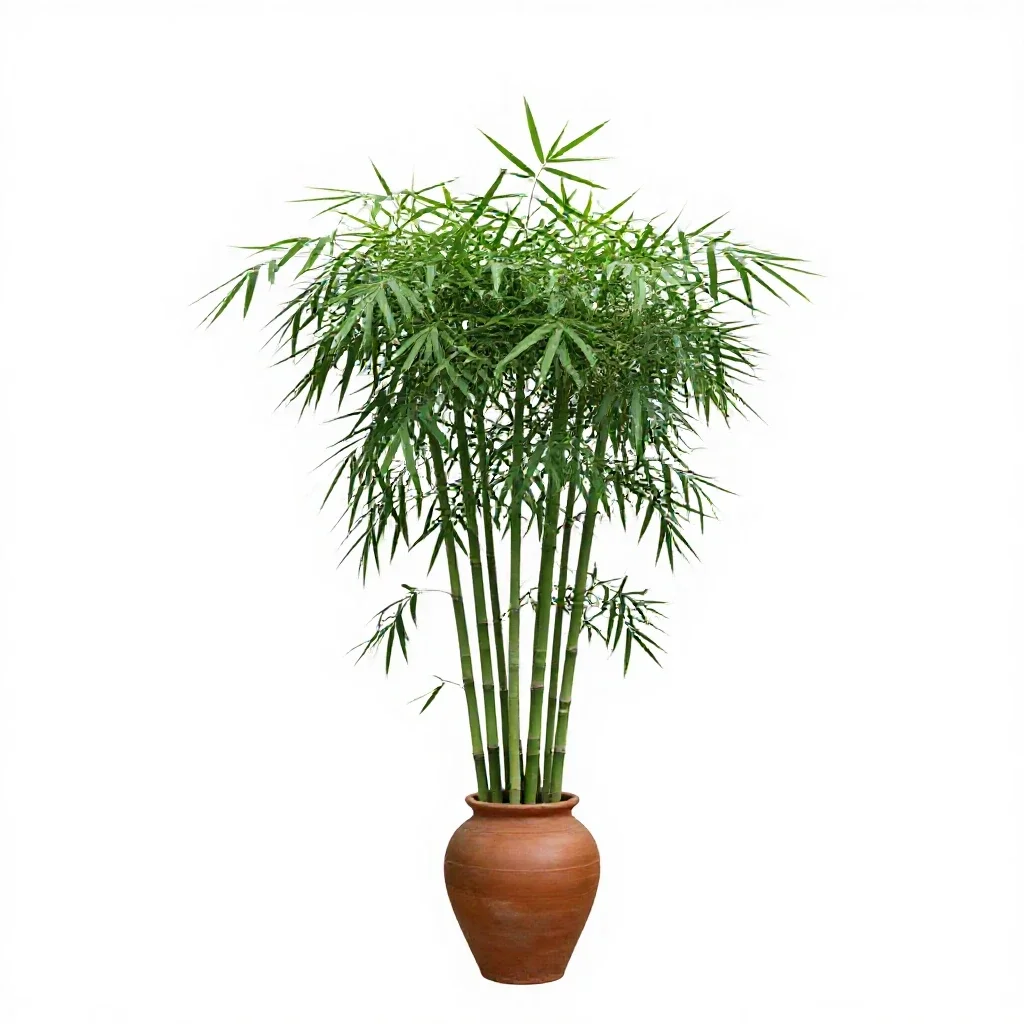 Bamboo isolated on a white background
