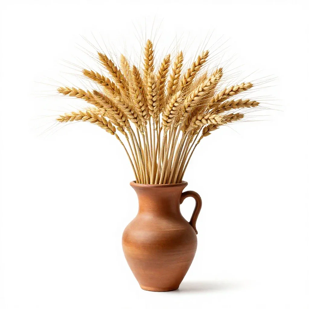 Barley isolated on a white background