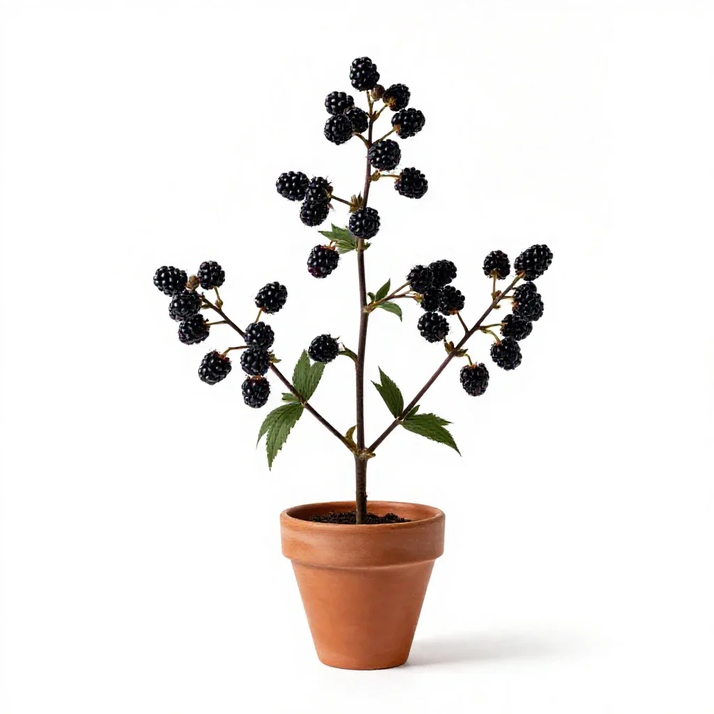 Blackberry-lily isolated on a white background