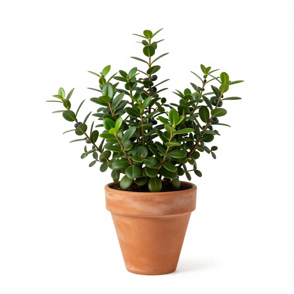 Bog bilberry isolated on a white background