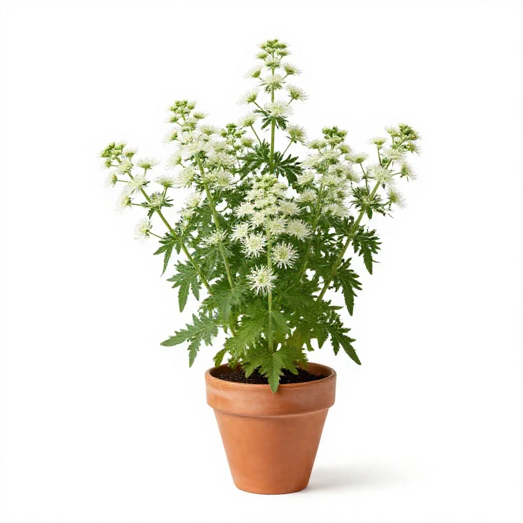 Boneset isolated on a white background