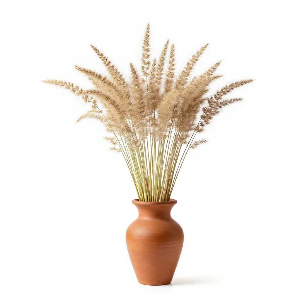 Bristlegrass isolated on a white background