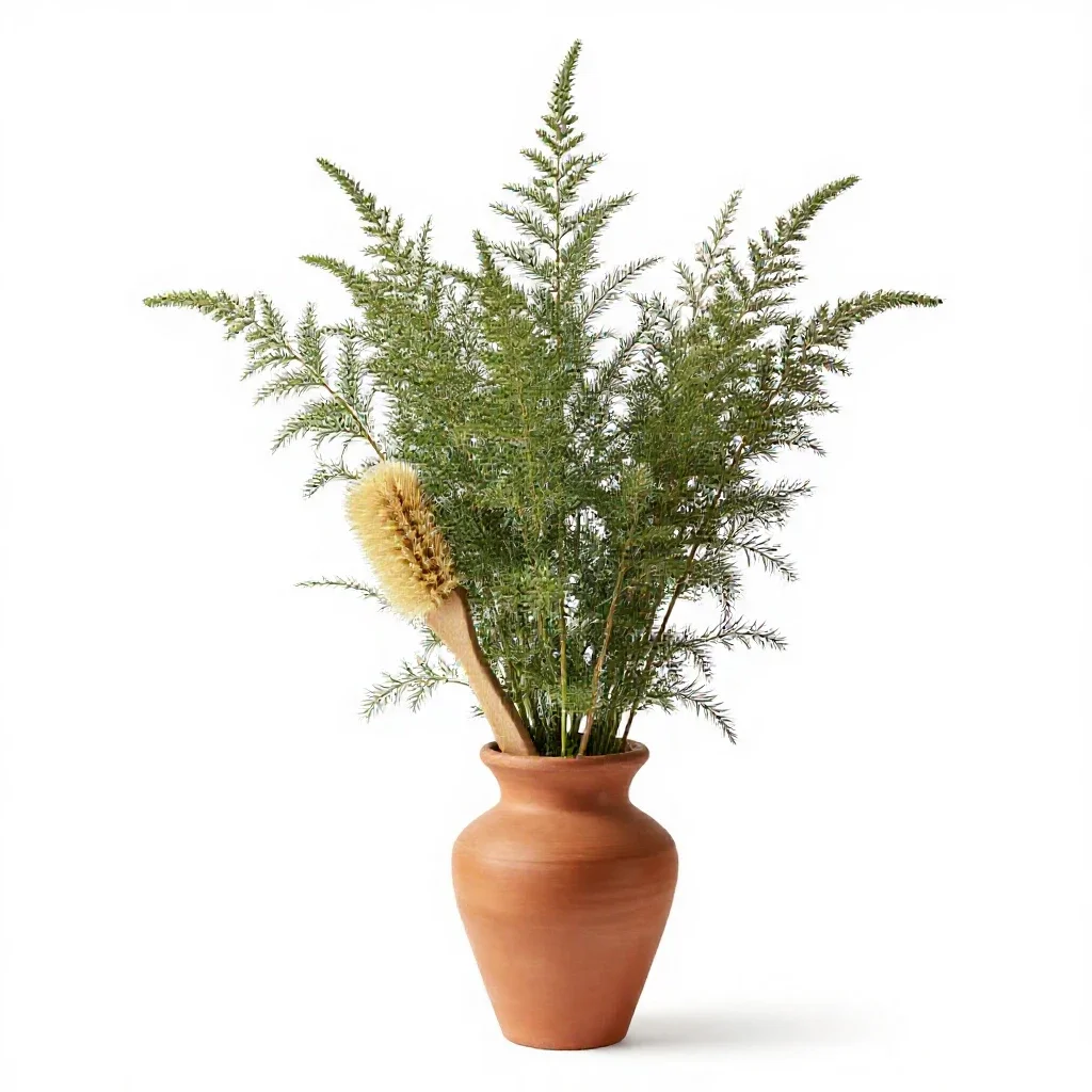 Bud brush isolated on a white background