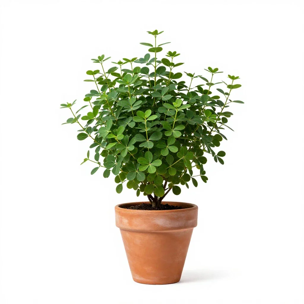 Bush clover isolated on a white background