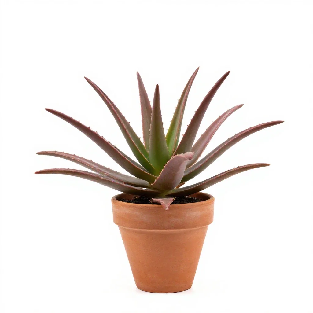 Cape aloe isolated on a white background