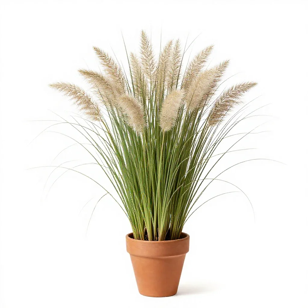 Cloud grass isolated on a white background