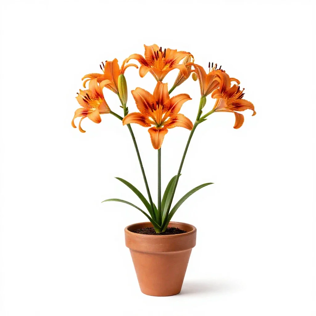 Coast lily isolated on a white background
