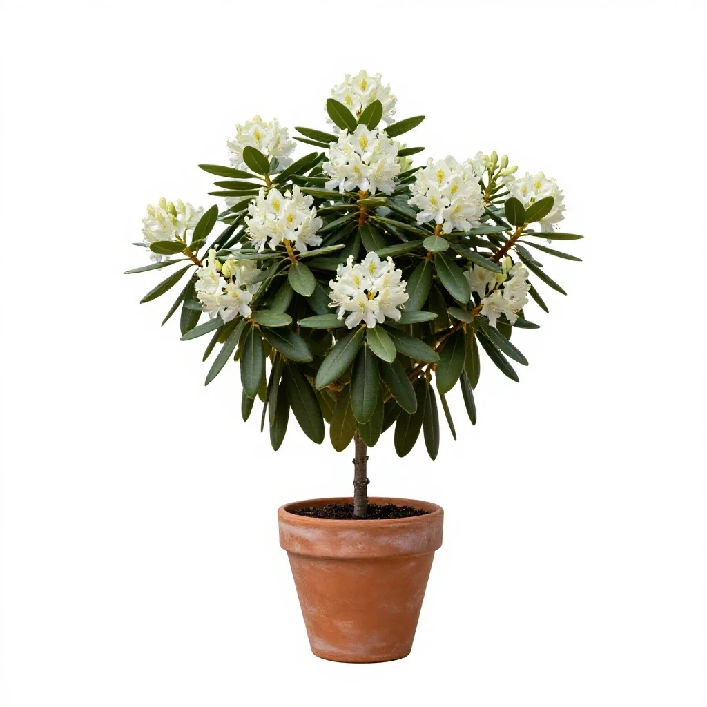 Coast rhododendron isolated on a white background