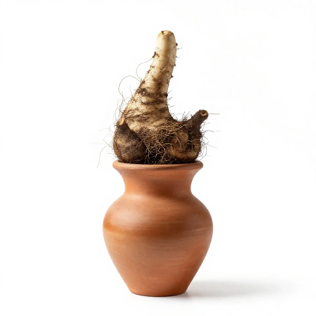 Colicroot isolated on a white background