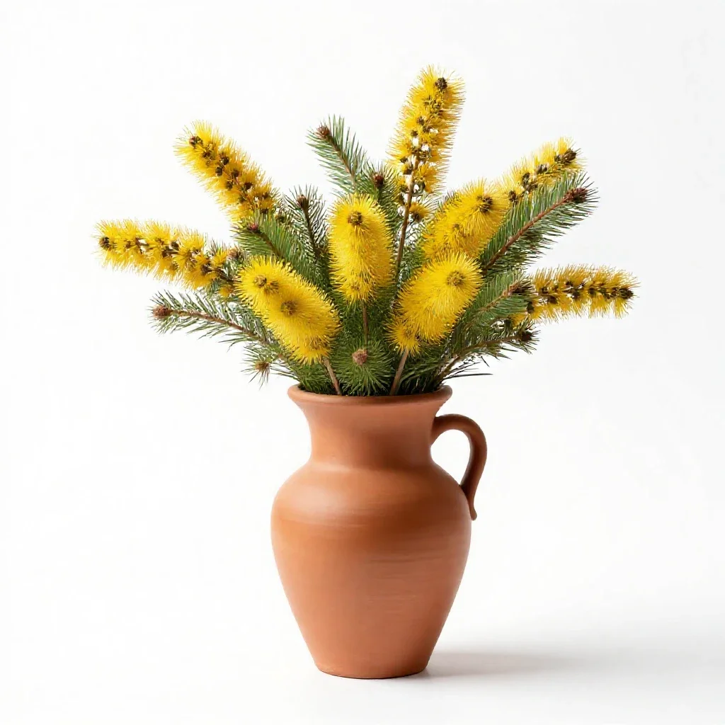 Coltsfoot isolated on a white background