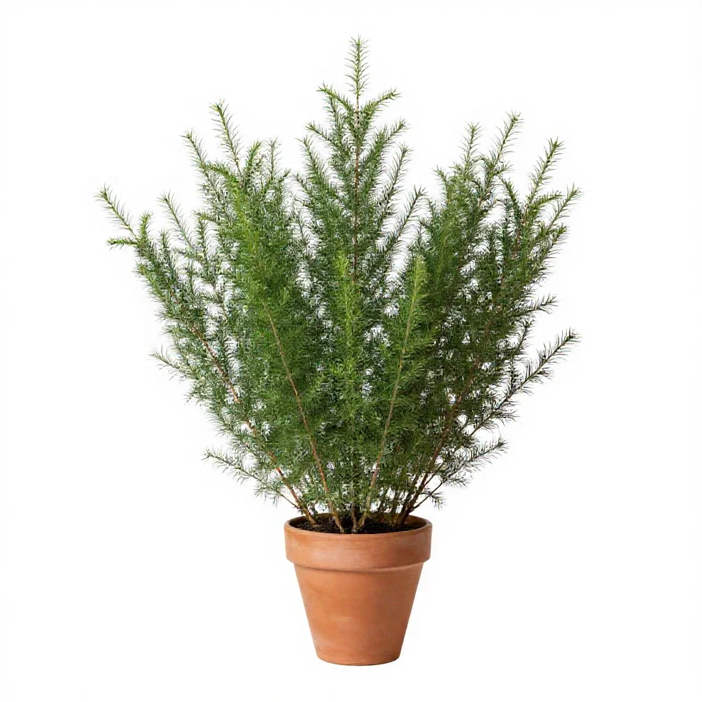 Common broom isolated on a white background