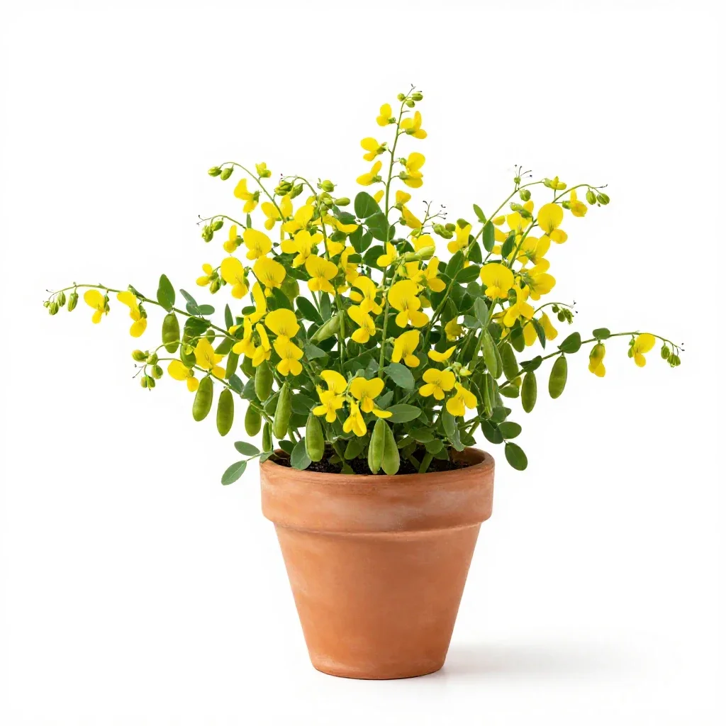 Common vetchling isolated on a white background