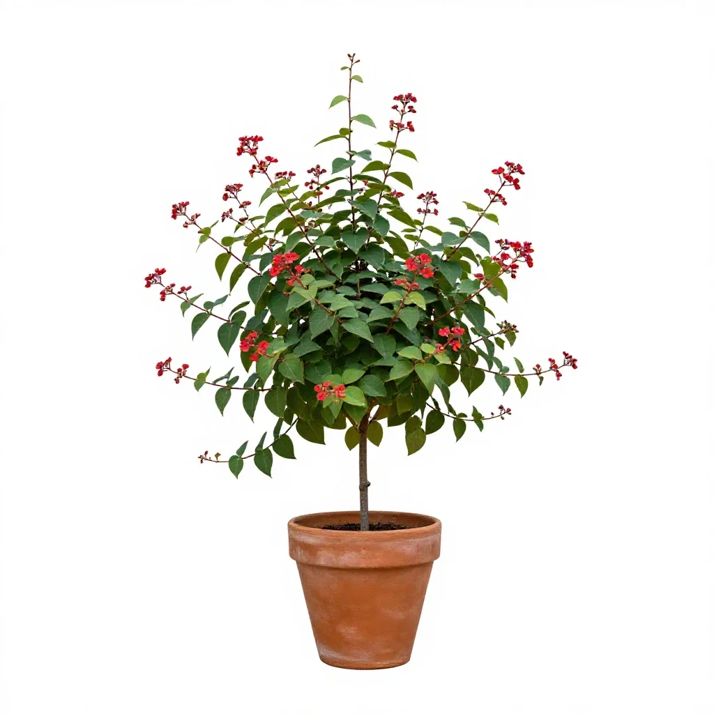 Coral vine isolated on a white background