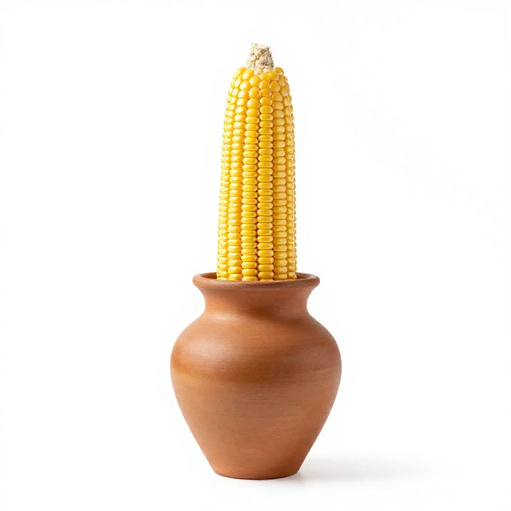 Corn isolated on a white background
