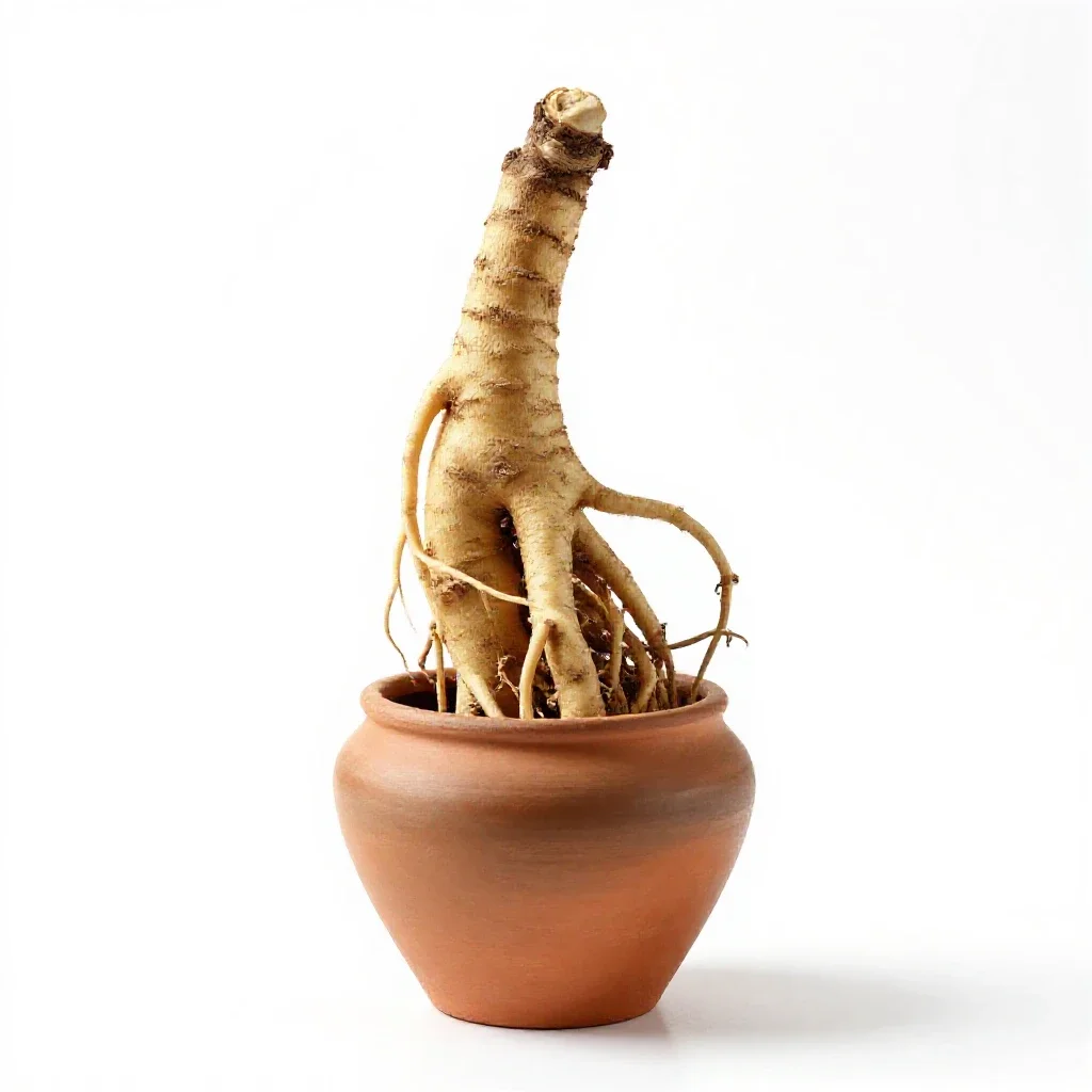Costusroot isolated on a white background