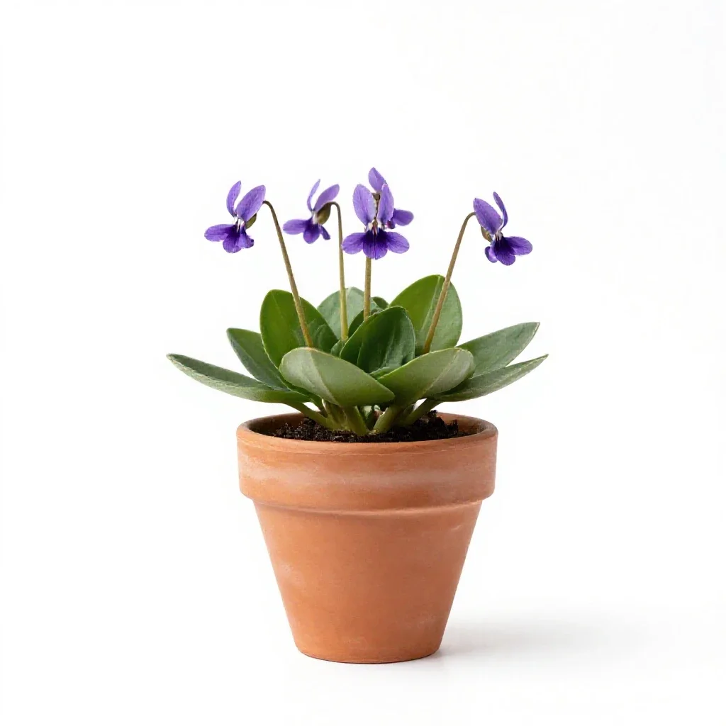 Dogtooth violet isolated on a white background