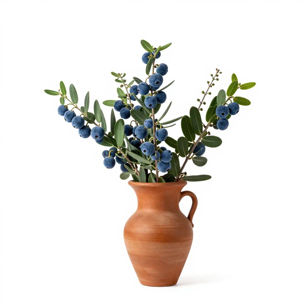 False indigo isolated on a white background