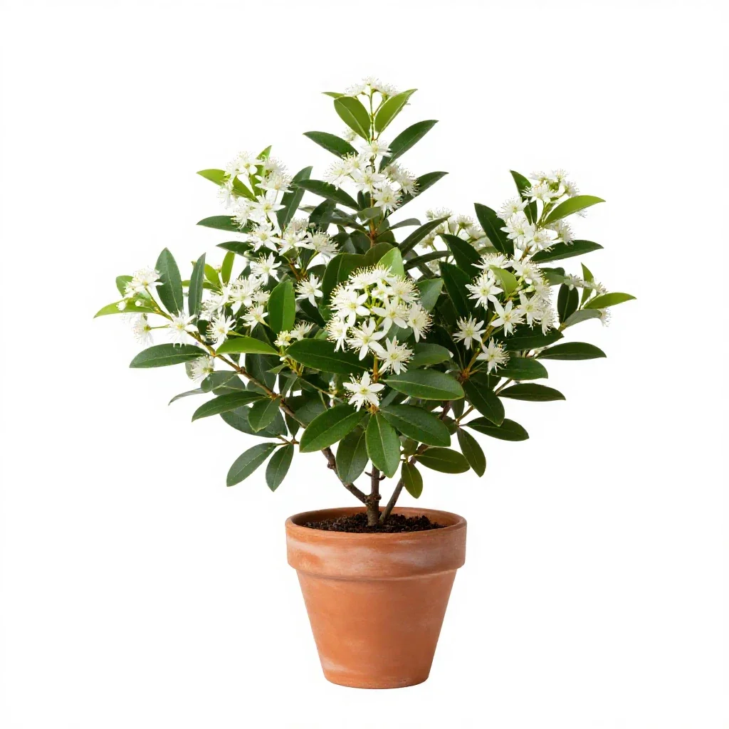 False wintergreen isolated on a white background