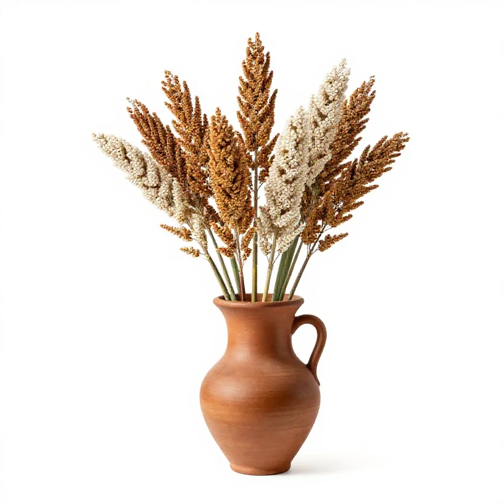 Feterita isolated on a white background