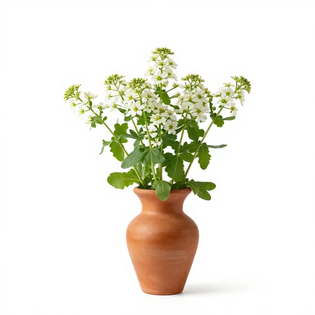 Feverfew isolated on a white background