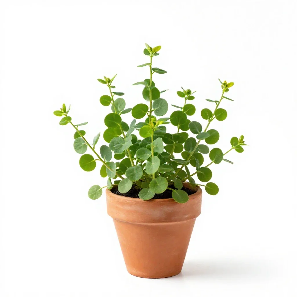 Field pennycress isolated on a white background