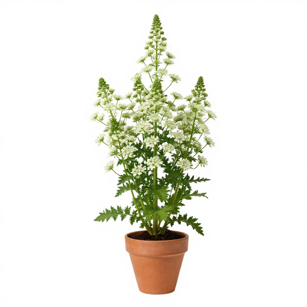 Fireweed isolated on a white background