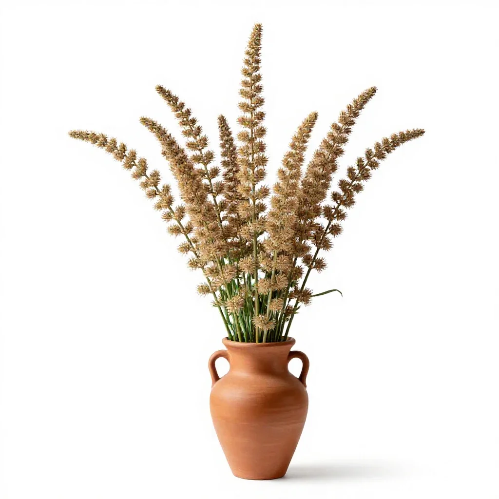 Flax isolated on a white background