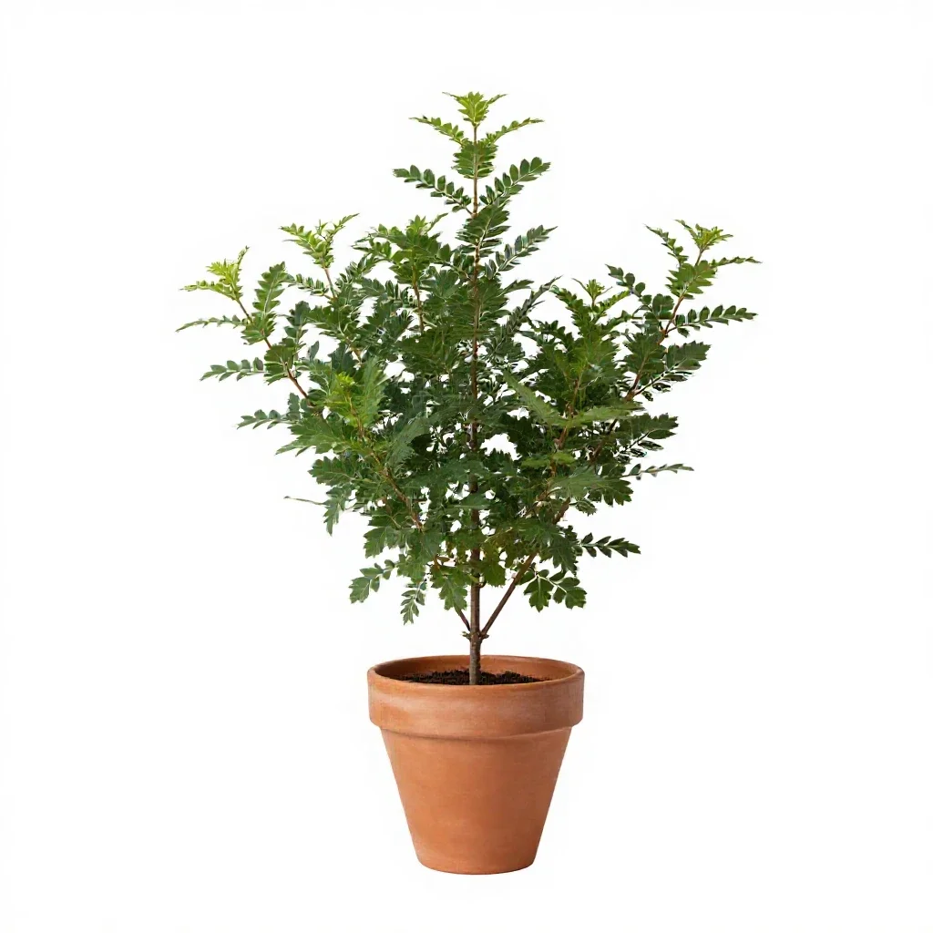 Forestiera isolated on a white background