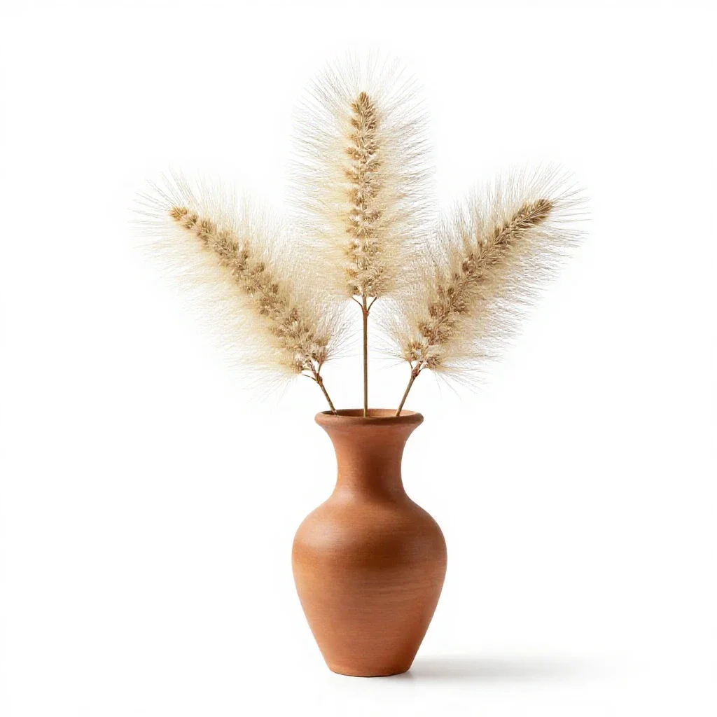 Foxtail isolated on a white background