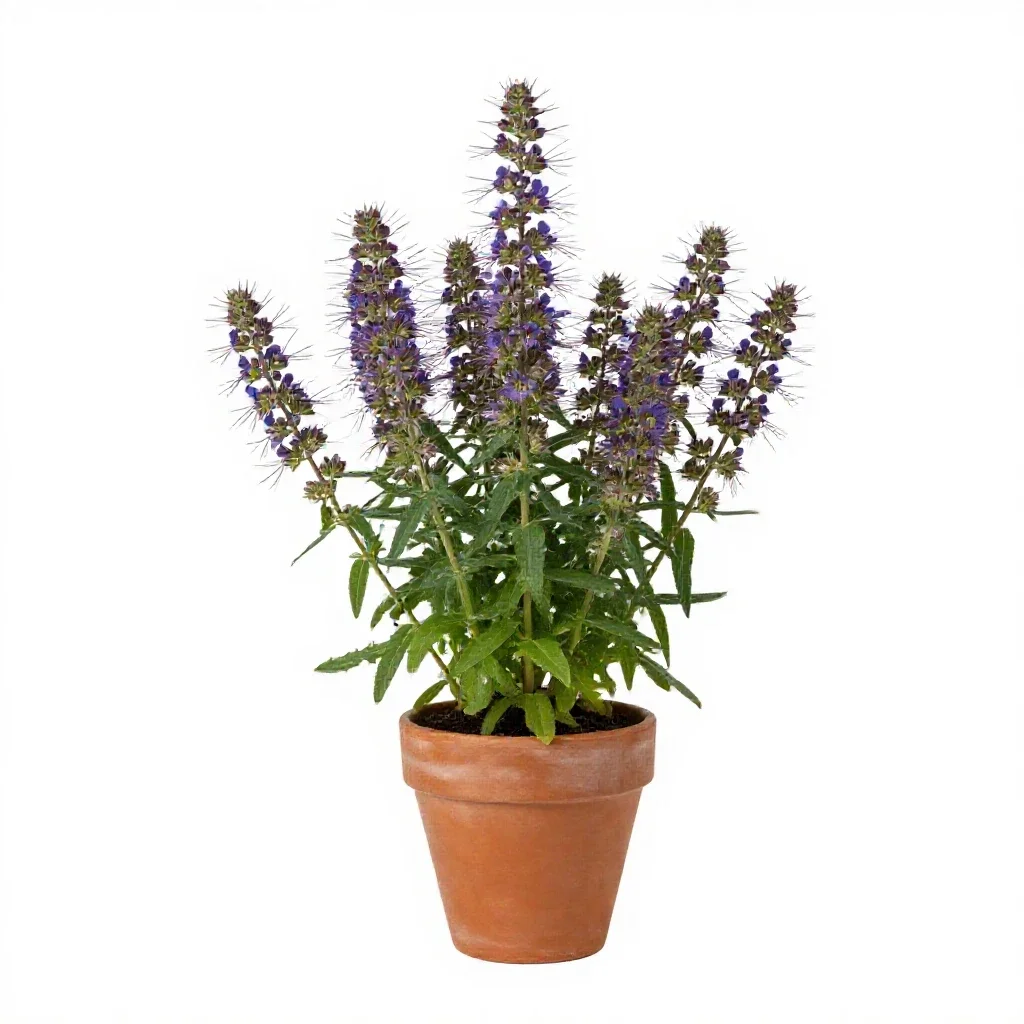 Fringed loosestrife isolated on a white background