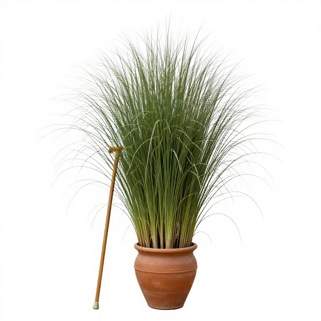 Giant cane isolated on a white background