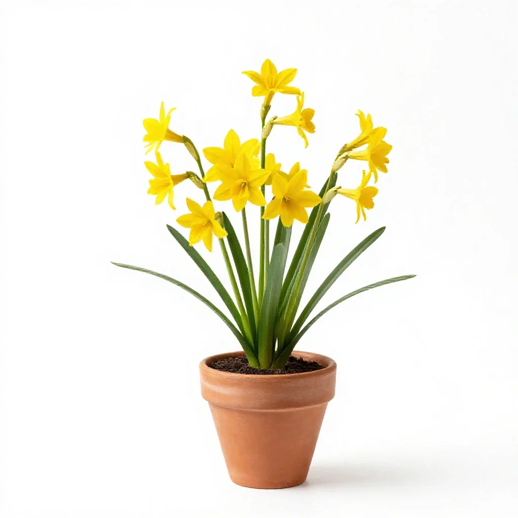 Glacier lily isolated on a white background