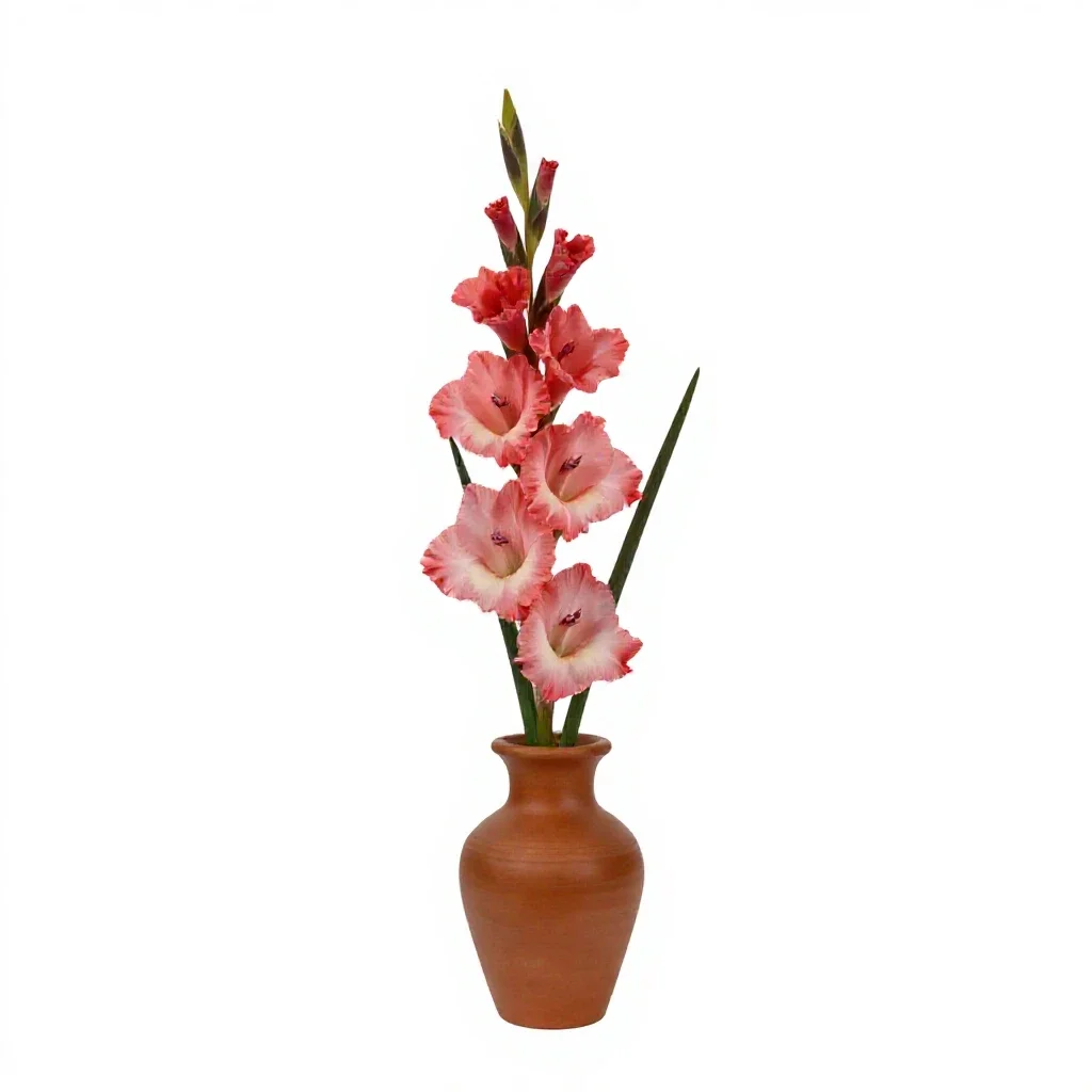Gladiolus isolated on a white background