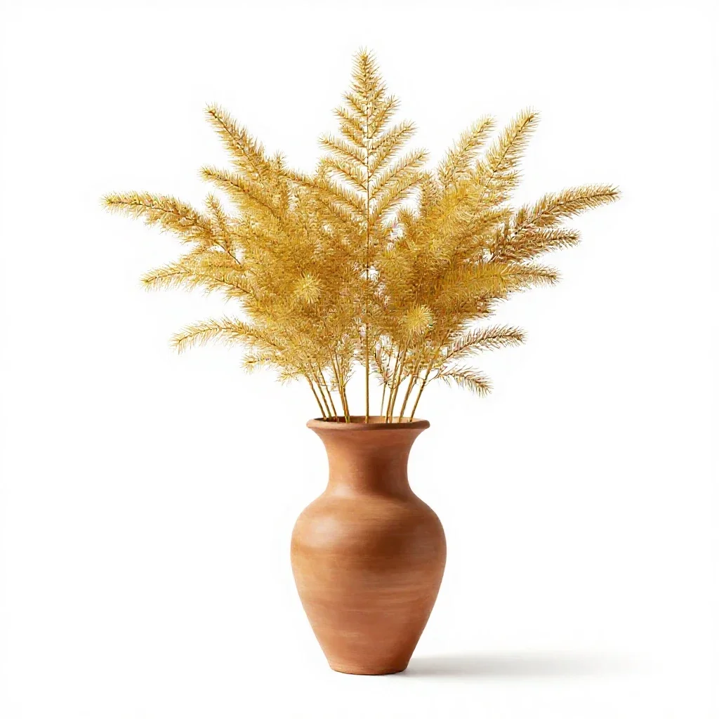 Goldenrod isolated on a white background
